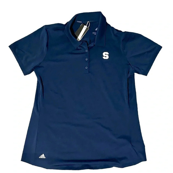 Women’s Adidas Ultimate365 Solid Polo Shirt Size L NWT - Picture 1 of 11